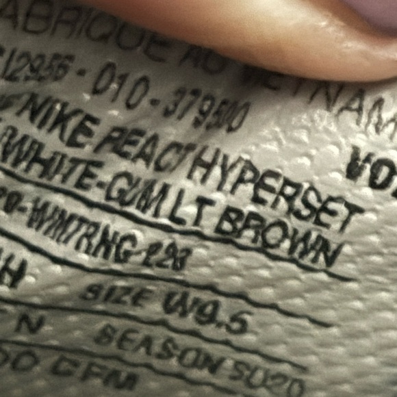 Nike Womens React Hyperset Women's Volleyball Shoe black white size 9.5 - Picture 8 of 9